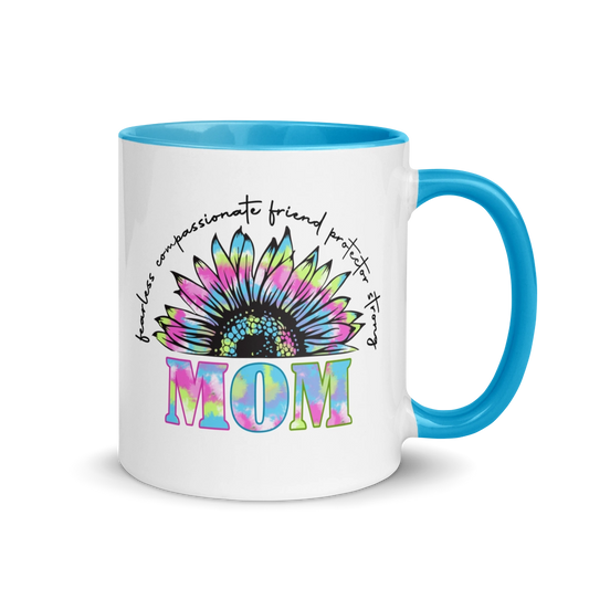 Strong Mom Mug With Color Inside