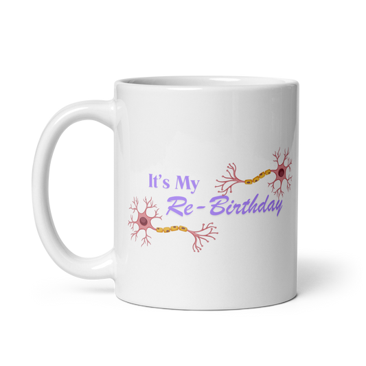 Stem Cell Rebirthday White Glossy Mug