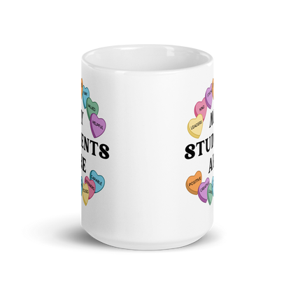 My Students White glossy mug