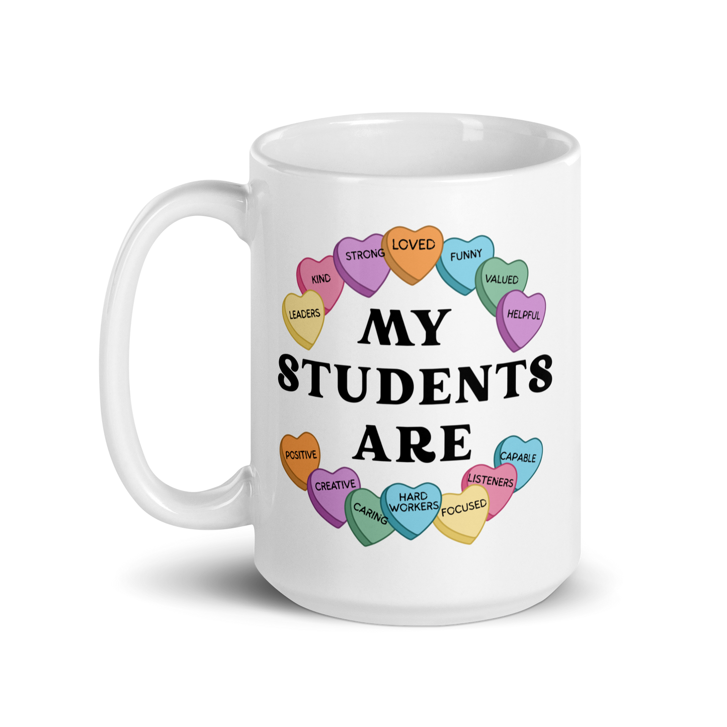 My Students White glossy mug