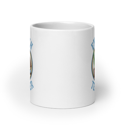 English Teacher White glossy mug