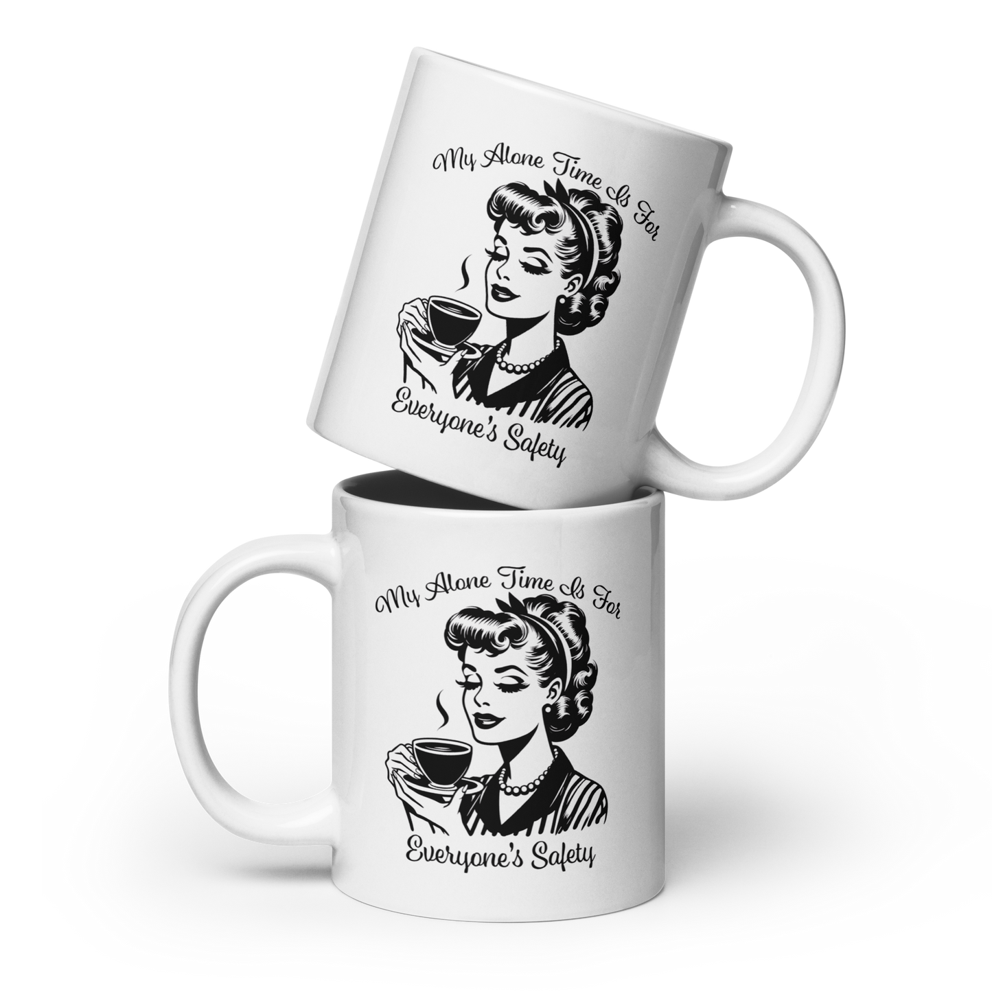 Everyones Safety White glossy mug