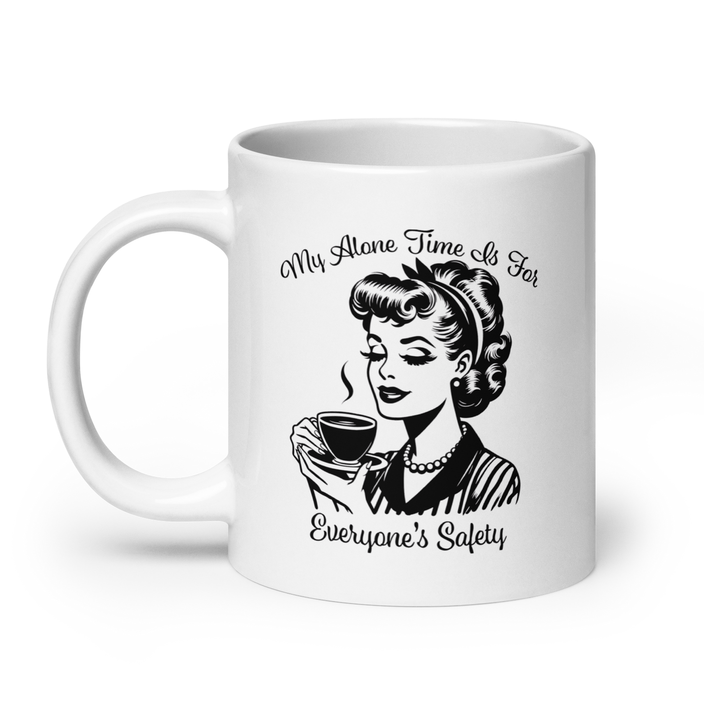 Everyones Safety White glossy mug