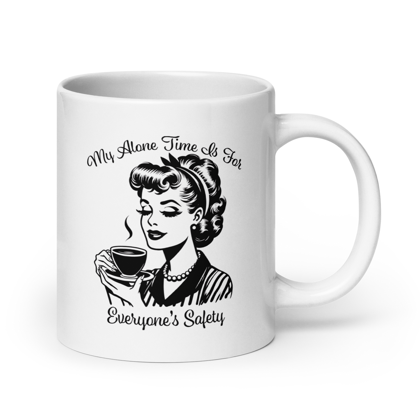 Everyones Safety White glossy mug