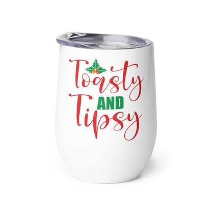 Toasty and Tipsy Wine Tumbler