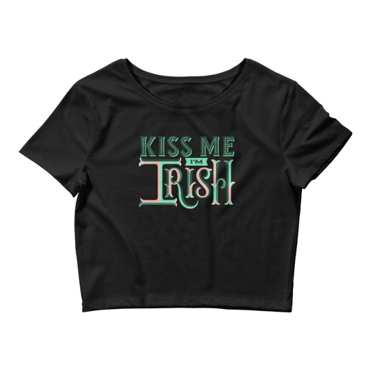 Irish Kiss Women’s Crop Tee