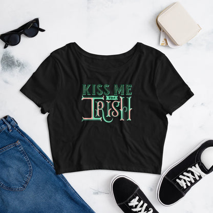 Irish Kiss Women’s Crop Tee