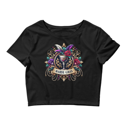 Mardi Gras Women’s Crop Tee