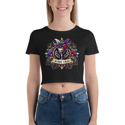 Mardi Gras Women’s Crop Tee