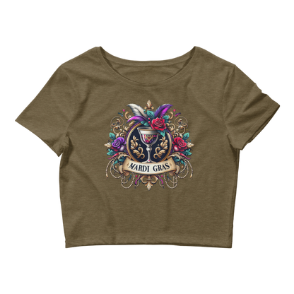 Mardi Gras Women’s Crop Tee