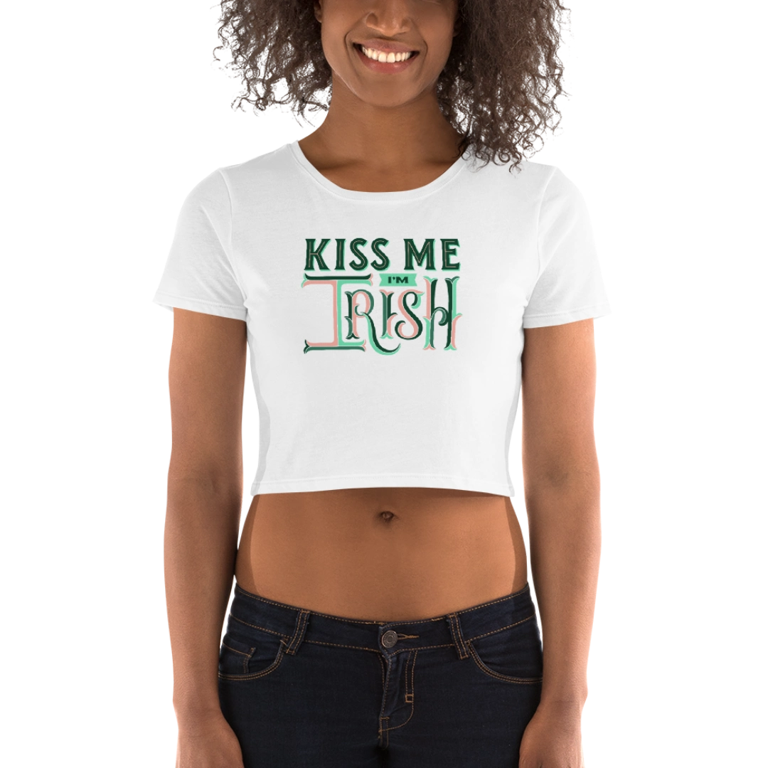 Irish Kiss Women’s Crop Tee