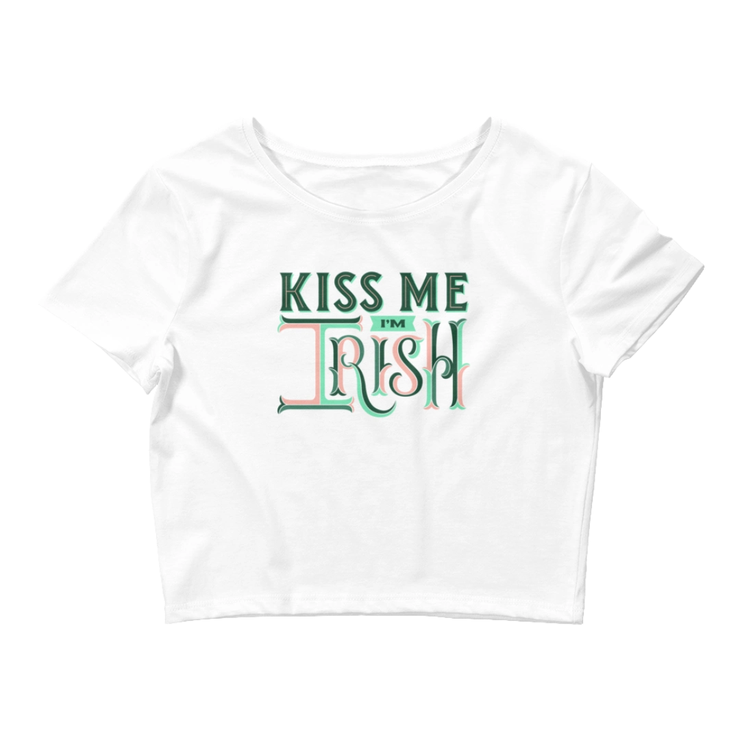 Irish Kiss Women’s Crop Tee