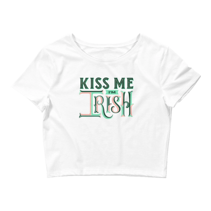 Irish Kiss Women’s Crop Tee