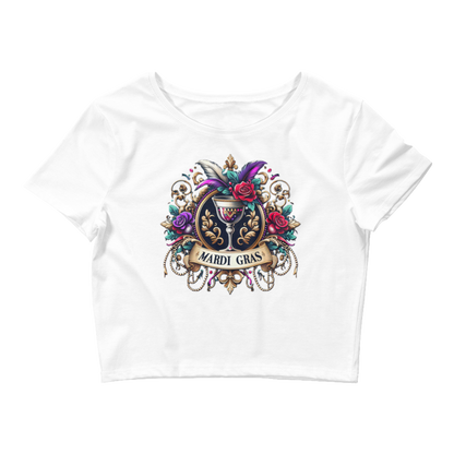 Mardi Gras Women’s Crop Tee