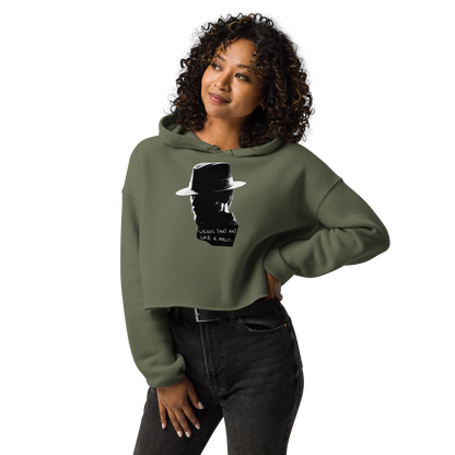 Lance Tyler™ "Hat Like A Halo" Women's Cropped Hoodie