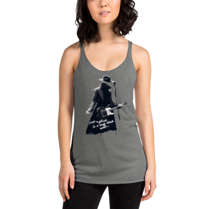 Lance Tyler™ "Just A Ghost" Women's Racerback Tank