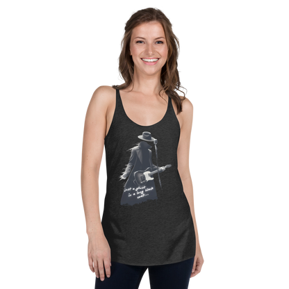Lance Tyler™ "Just A Ghost" Women's Racerback Tank
