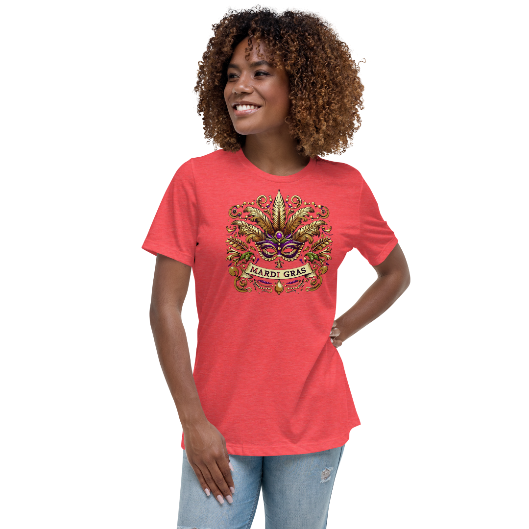 Mardi Gras Women's Relaxed T-Shirt