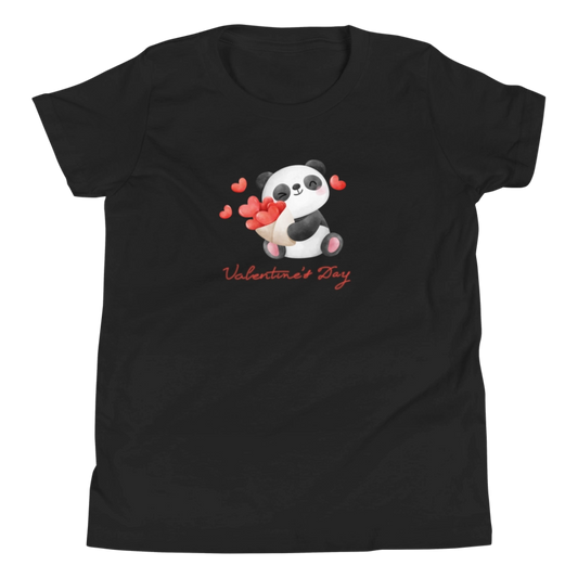 Valentines Panda Youth T-Shirt